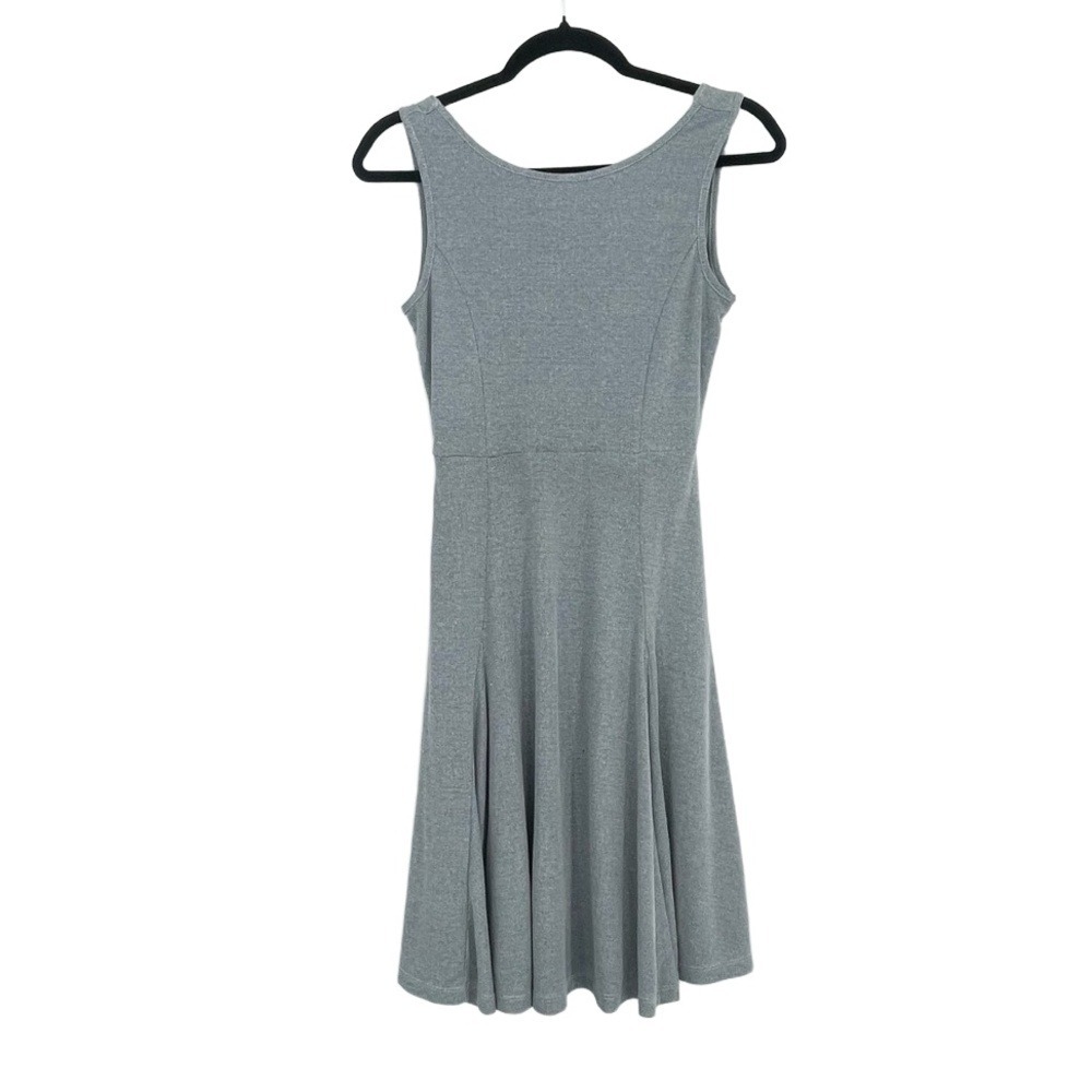 Royal Robbins Women's Gray Sleeveless Quiet Luxury Knot A-Line Dress Size XS - Picture 8 of 12